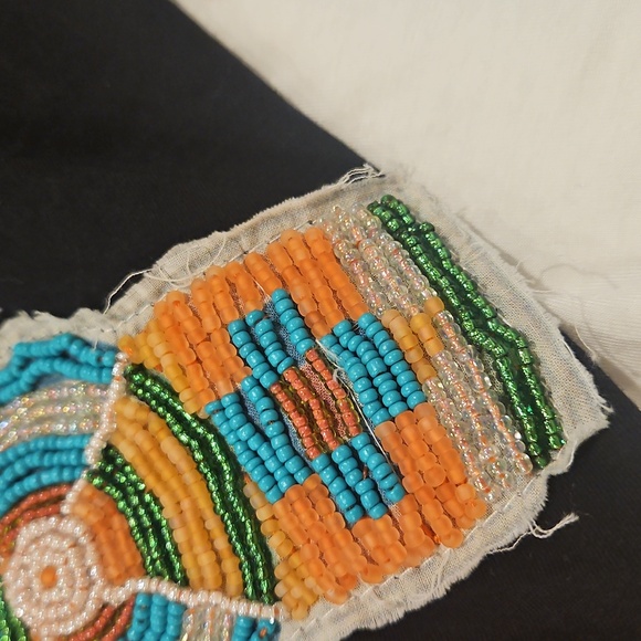 NWT Double D Ranch Embroidered Beaded Native Graphic Tee Size S - Picture 5 of 13